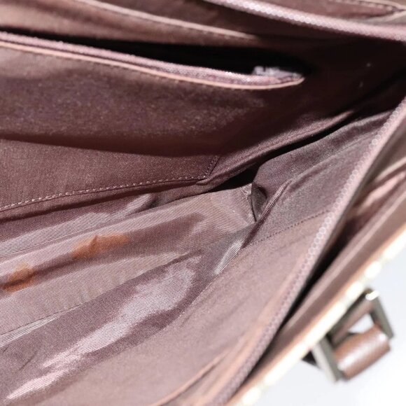 BURBERRY Nova Check Tote Bag Canvas Beige Silver - Picture 11 of 15